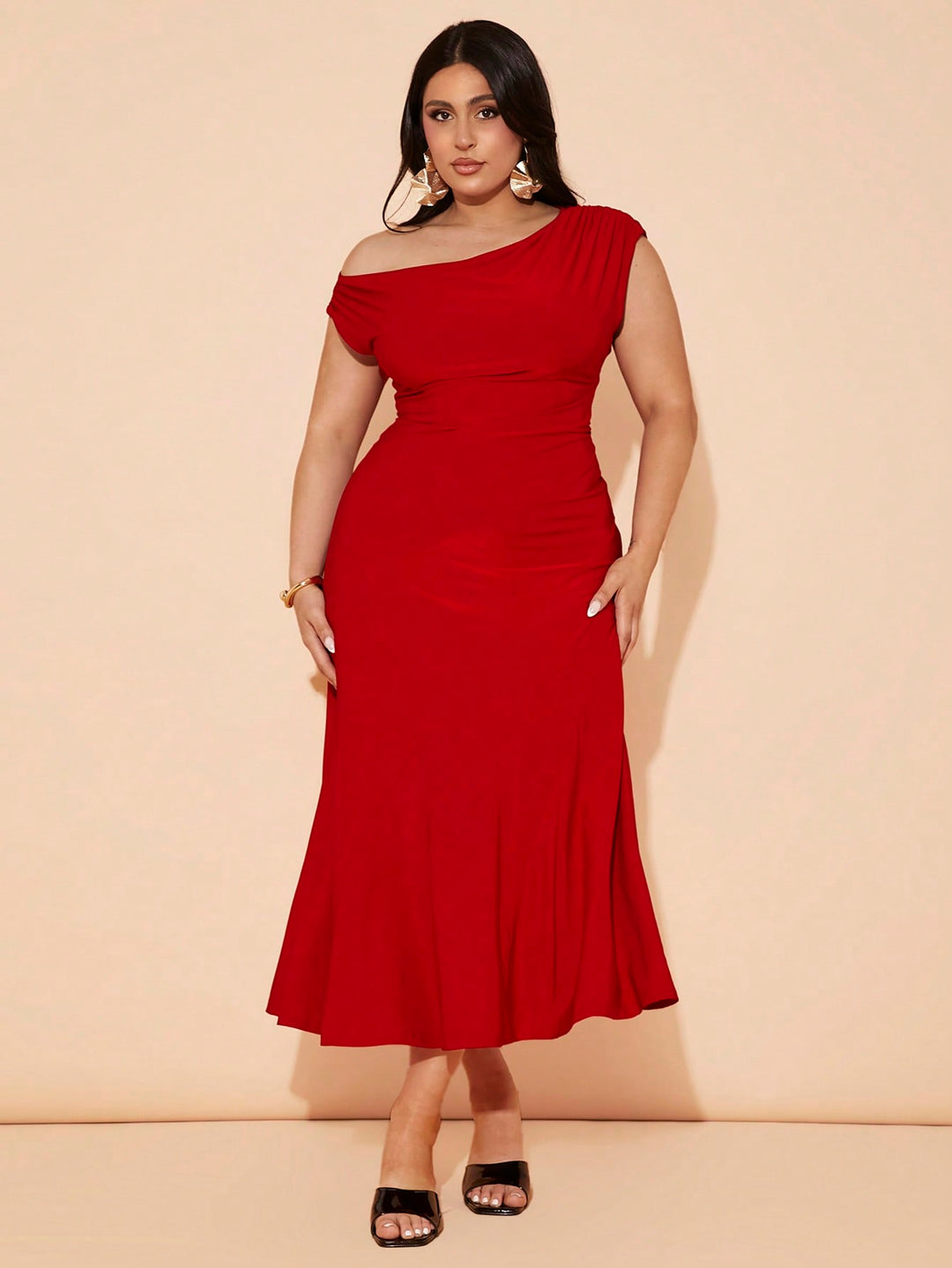 Rochie maxi SHEIN, roșu