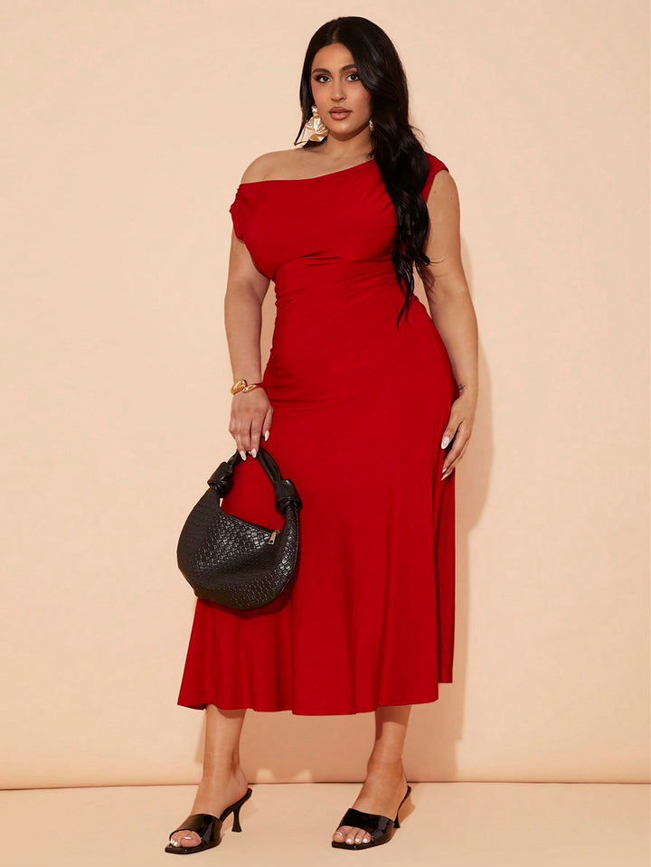 Rochie maxi SHEIN, roșu