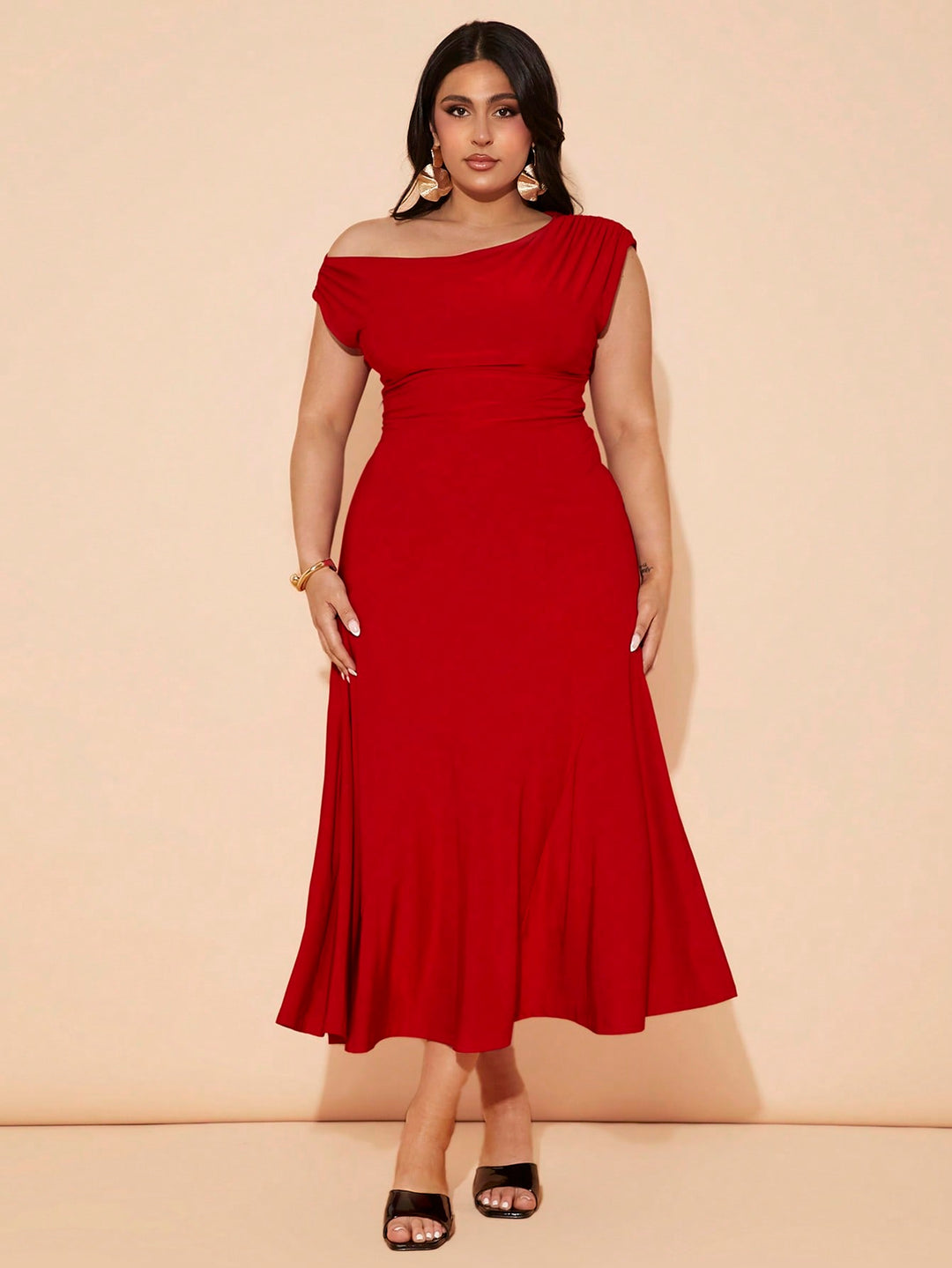 Rochie maxi SHEIN, roșu