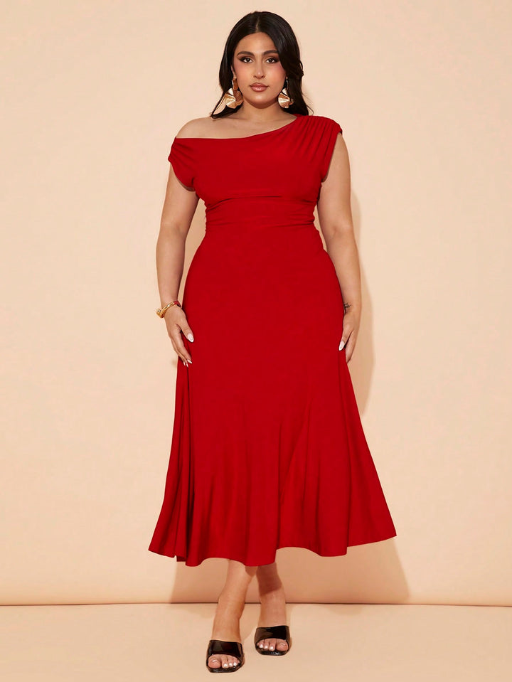 Rochie maxi SHEIN, roșu