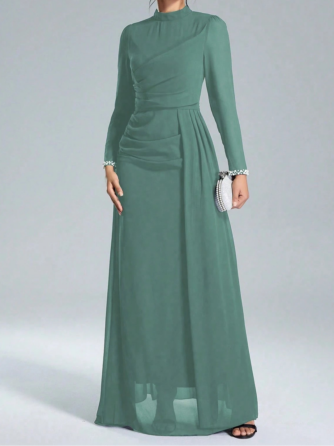 Rochie maxi Shein, verde
