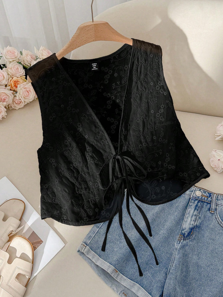 Top SHEIN, negru