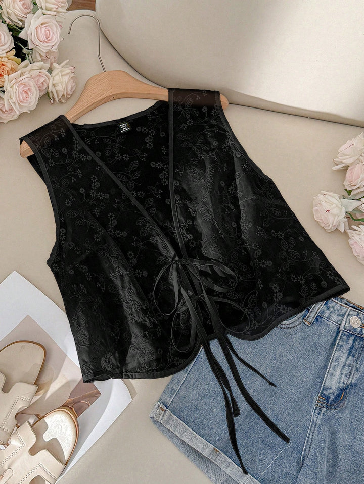 Top SHEIN, negru