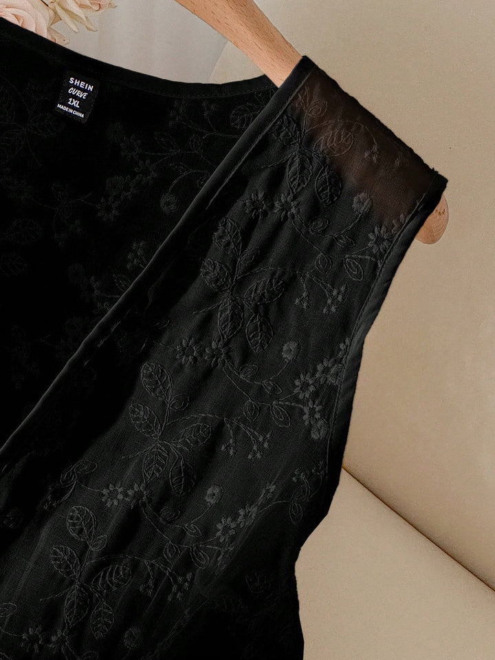 Top SHEIN, negru