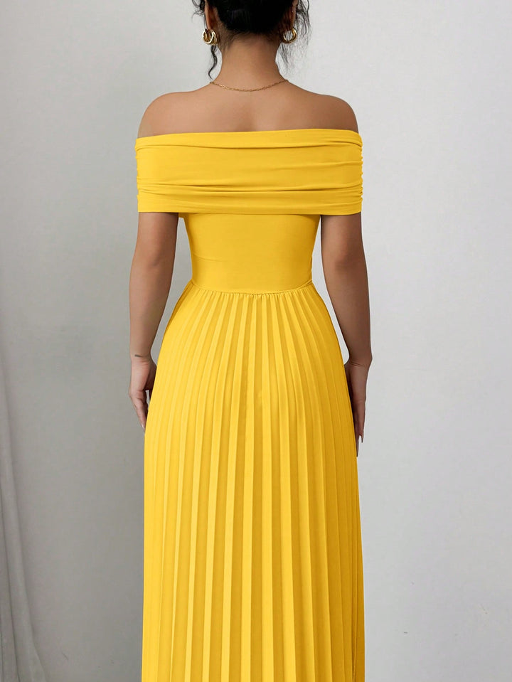 Rochie maxi SHEIN, galben
