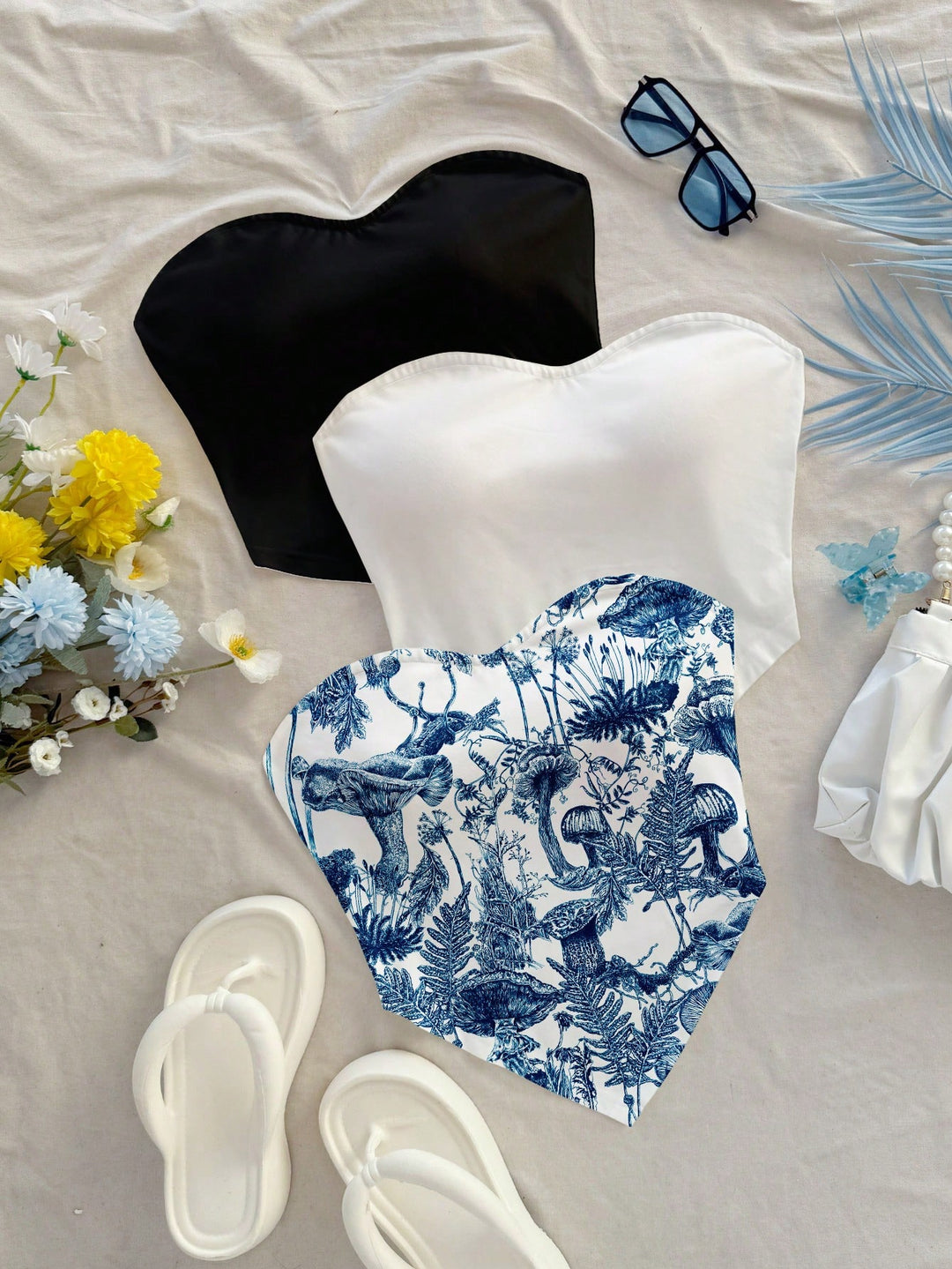 Set topuri SHEIN, mix culori