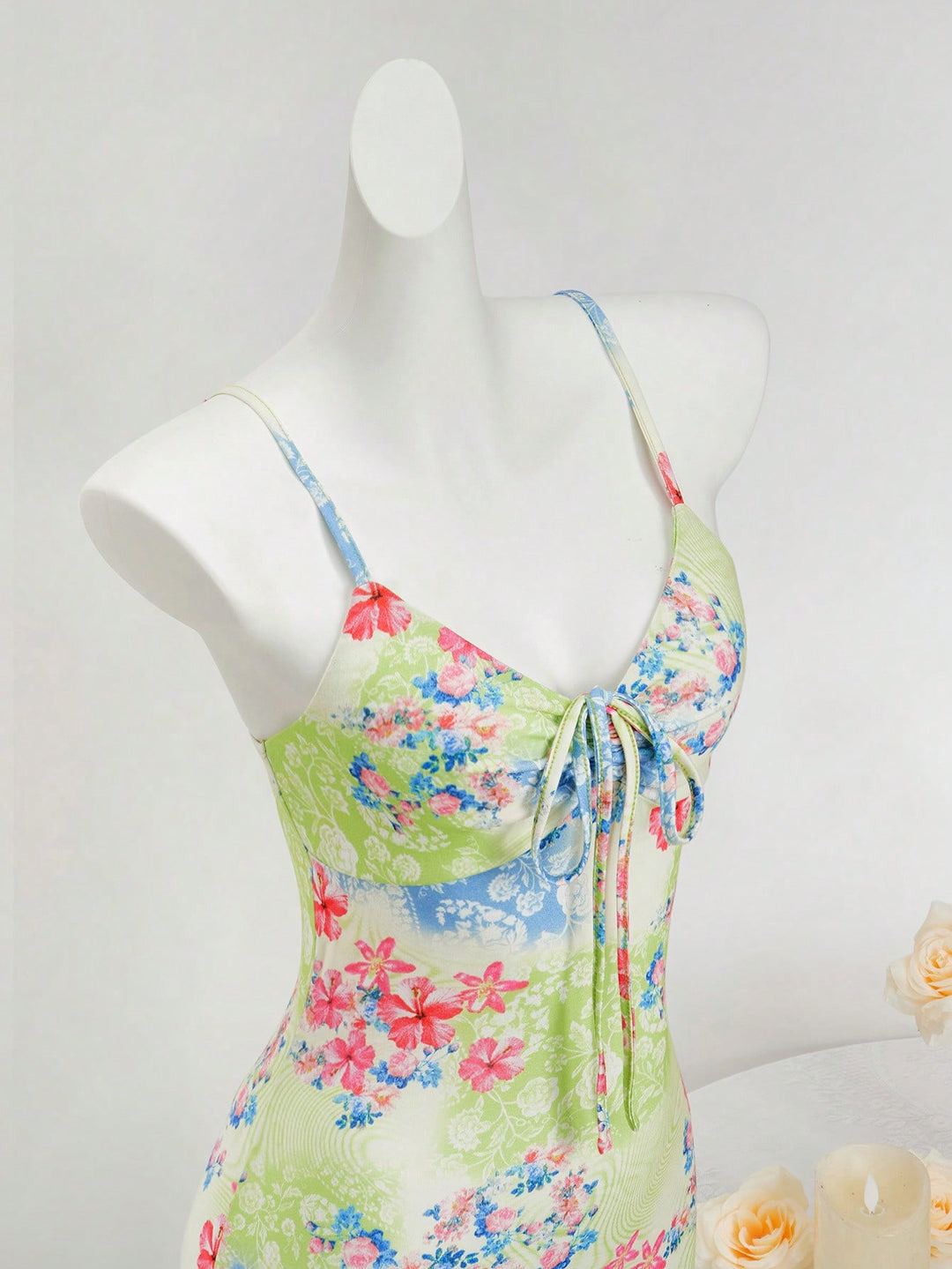 Rochie mini SHEIN, verde