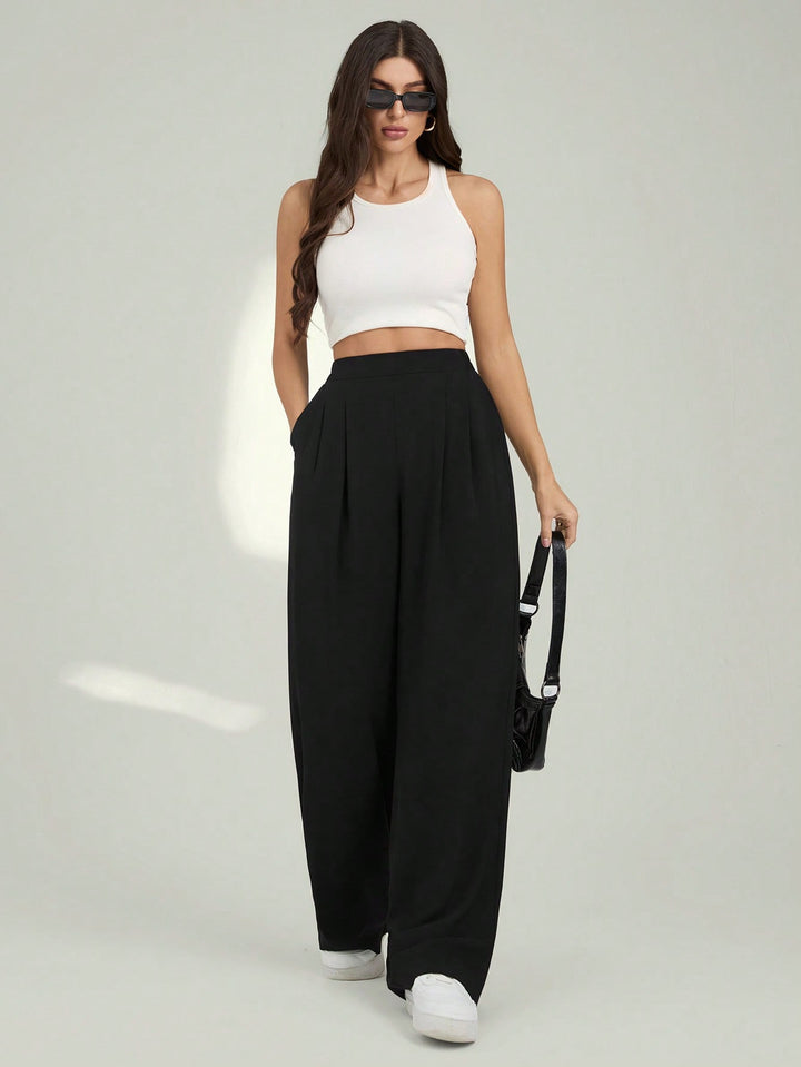 Pantaloni SHEIN, negru