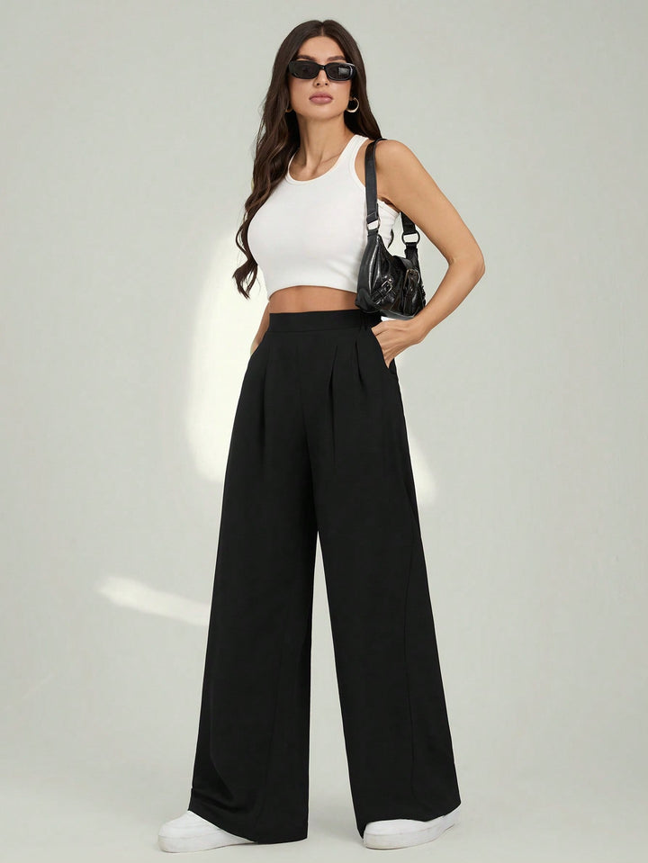 Pantaloni SHEIN, negru