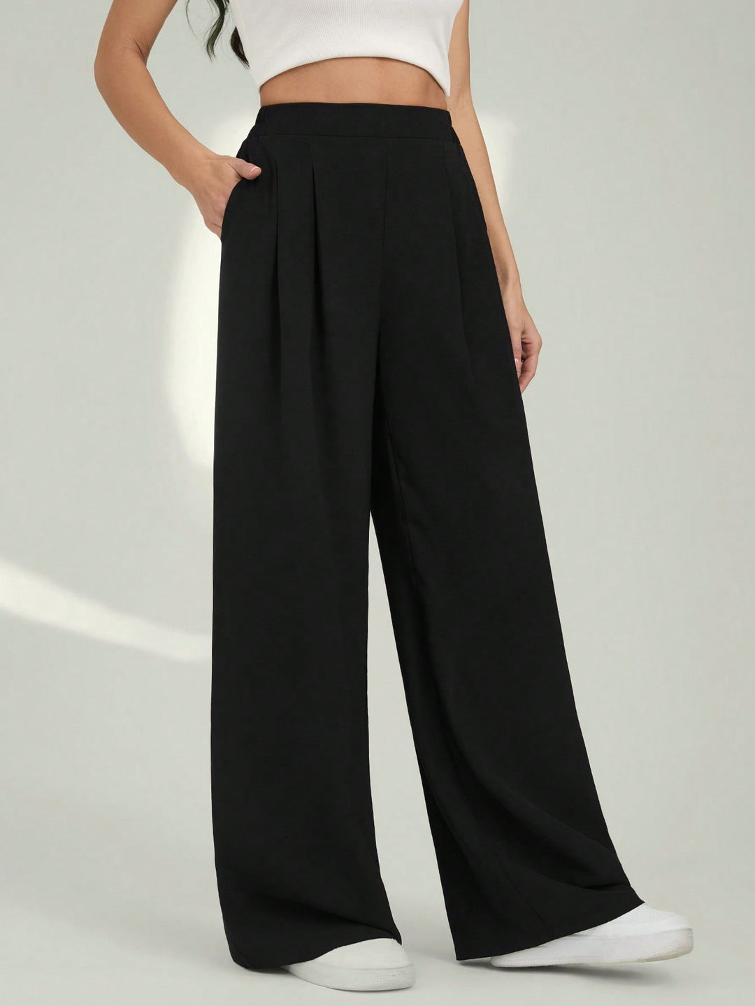 Pantaloni SHEIN, negru