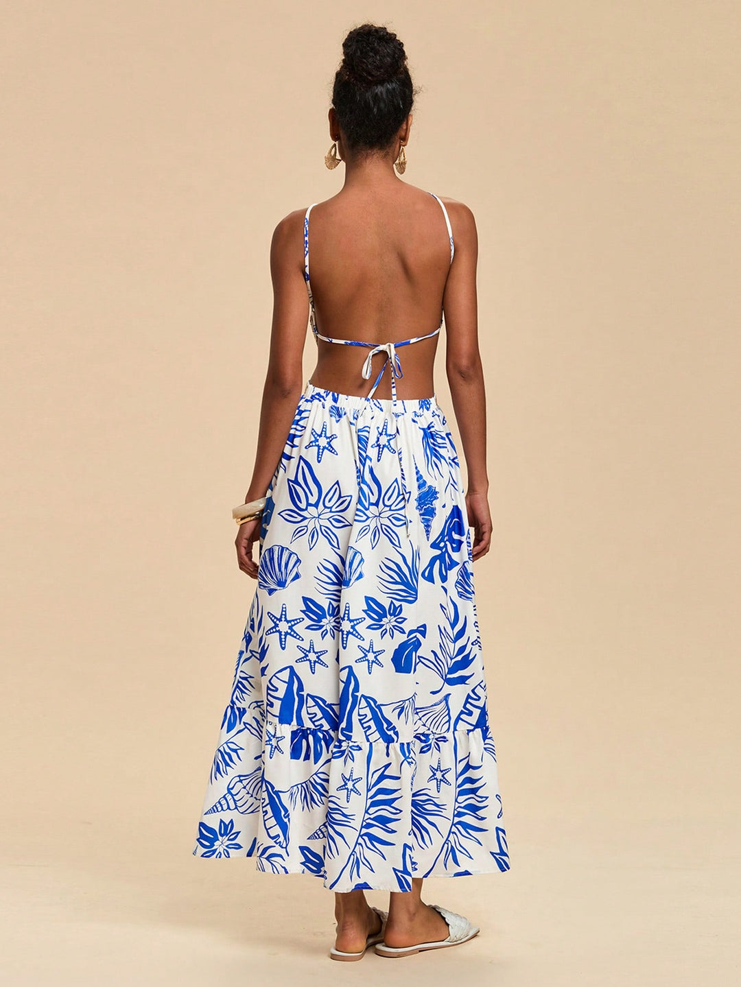 Rochie maxi SHEIN, albastru
