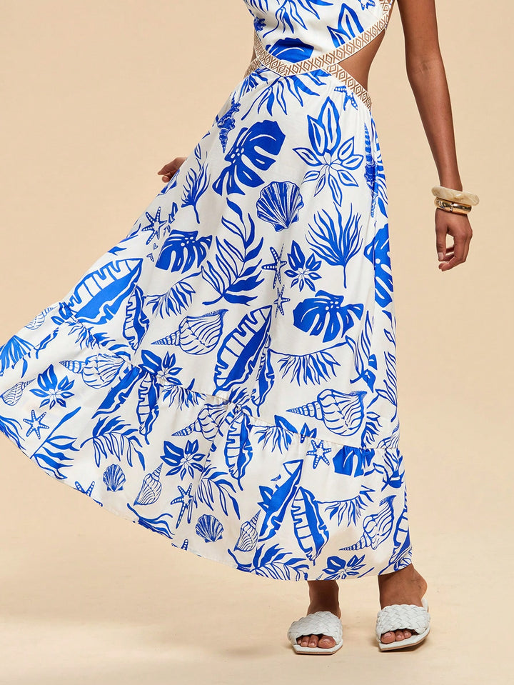 Rochie maxi SHEIN, albastru