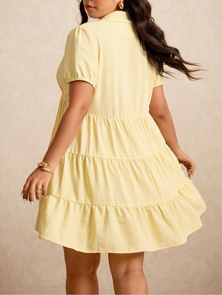 Rochie mini SHEIN, galben