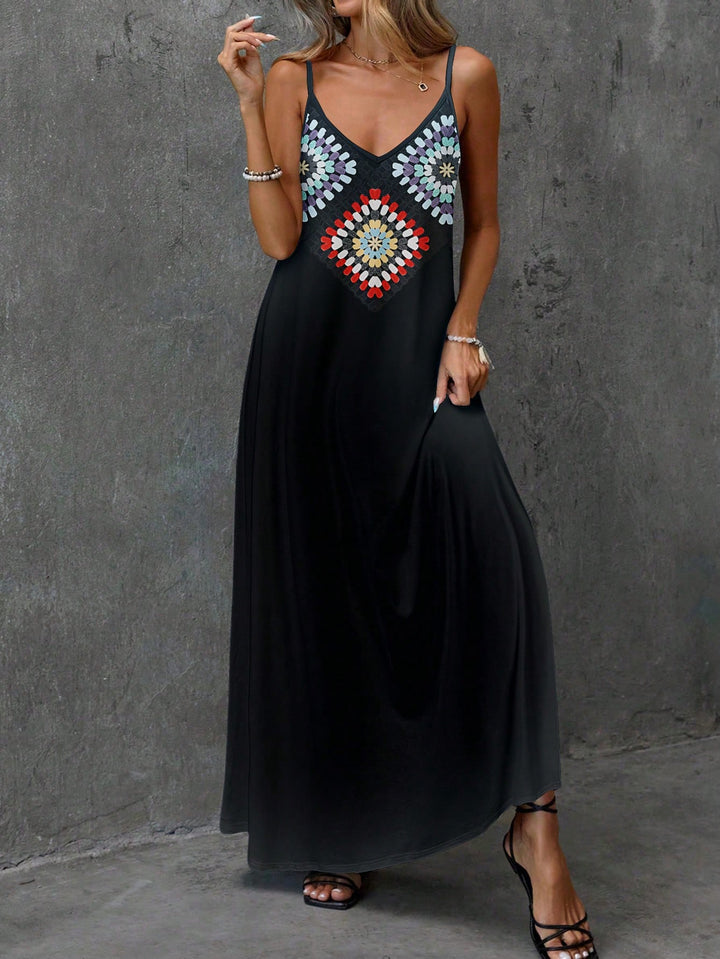 Rochie maxi SHEIN, mix culori