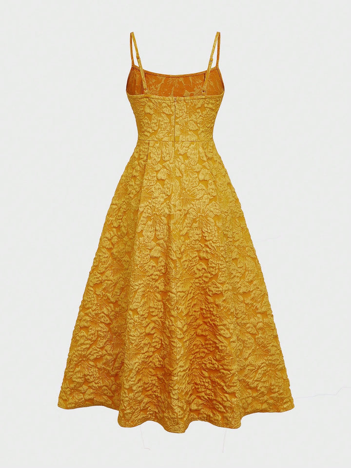 Rochie midi SHEIN, auriu