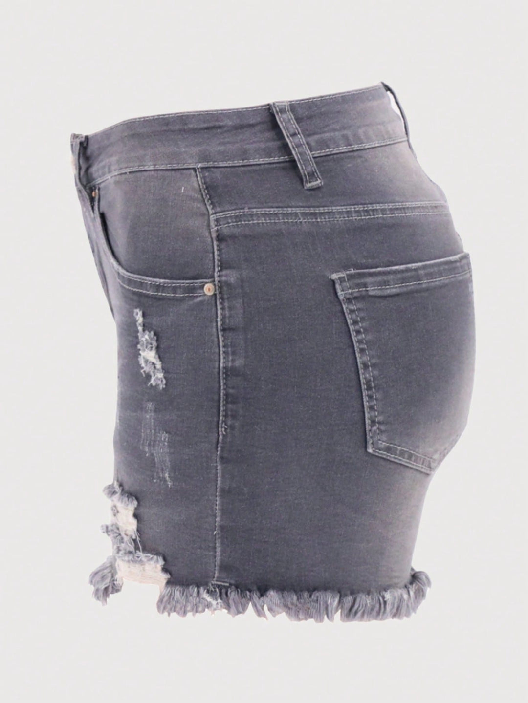 Pantaloni scurți de blugi SHEIN, gri