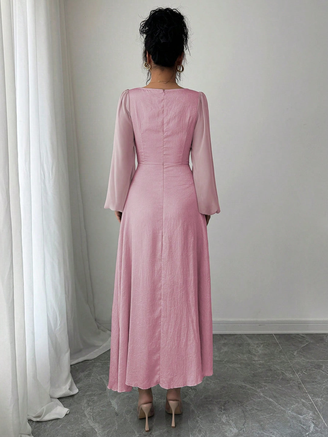 Rochie maxi SHEIN, roz