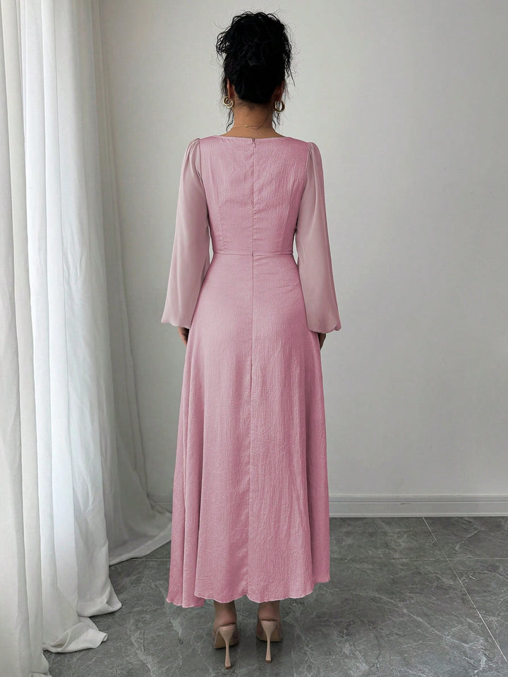 Rochie maxi SHEIN, roz