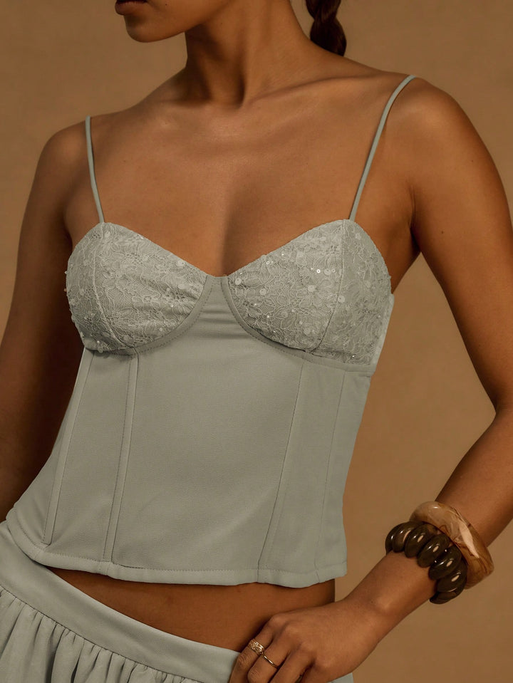 Top SHEIN, verde