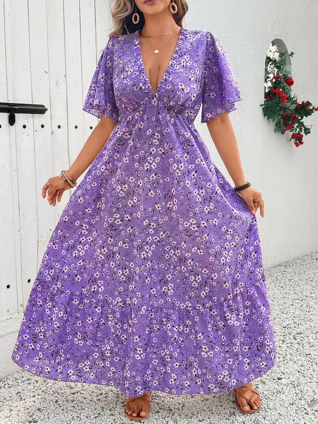 Rochie maxi SHEIN, mov
