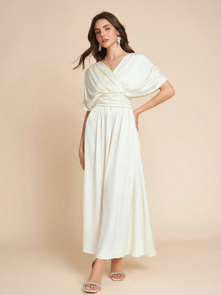 Rochie maxi SHEIN, portocaliu