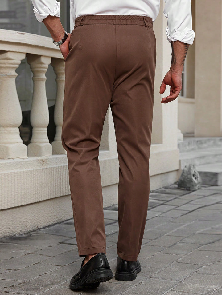 Pantaloni SHEIN, maro