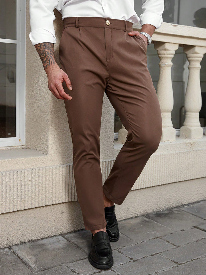 Pantaloni SHEIN, maro