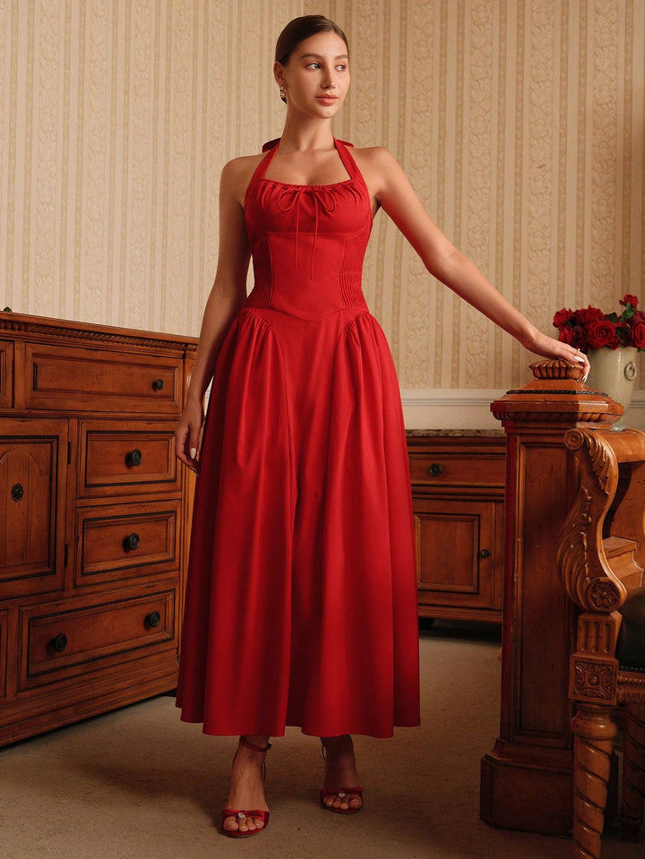 Rochie maxi SHEIN, roșu