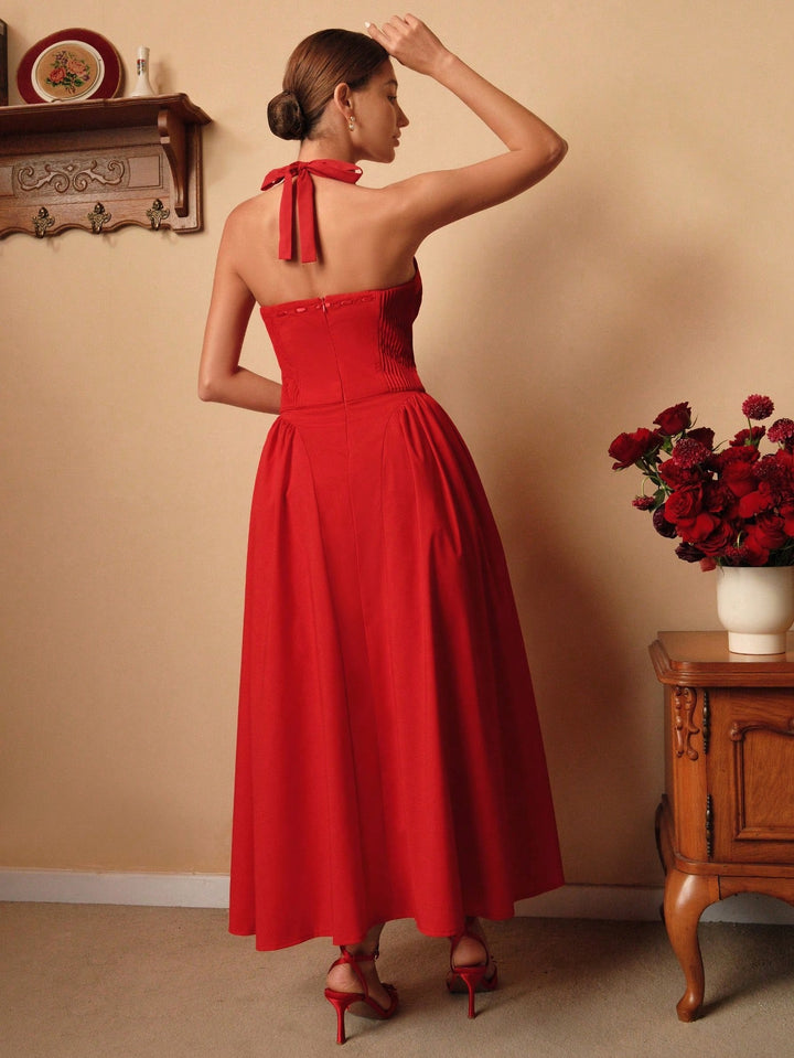 Rochie maxi SHEIN, roșu