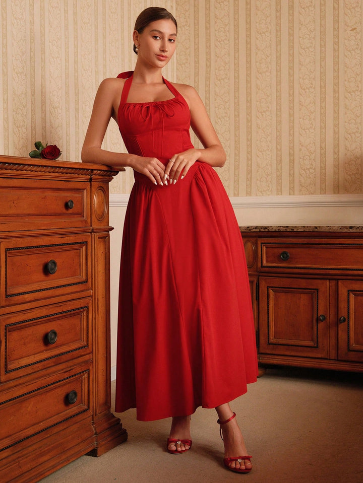 Rochie maxi SHEIN, roșu