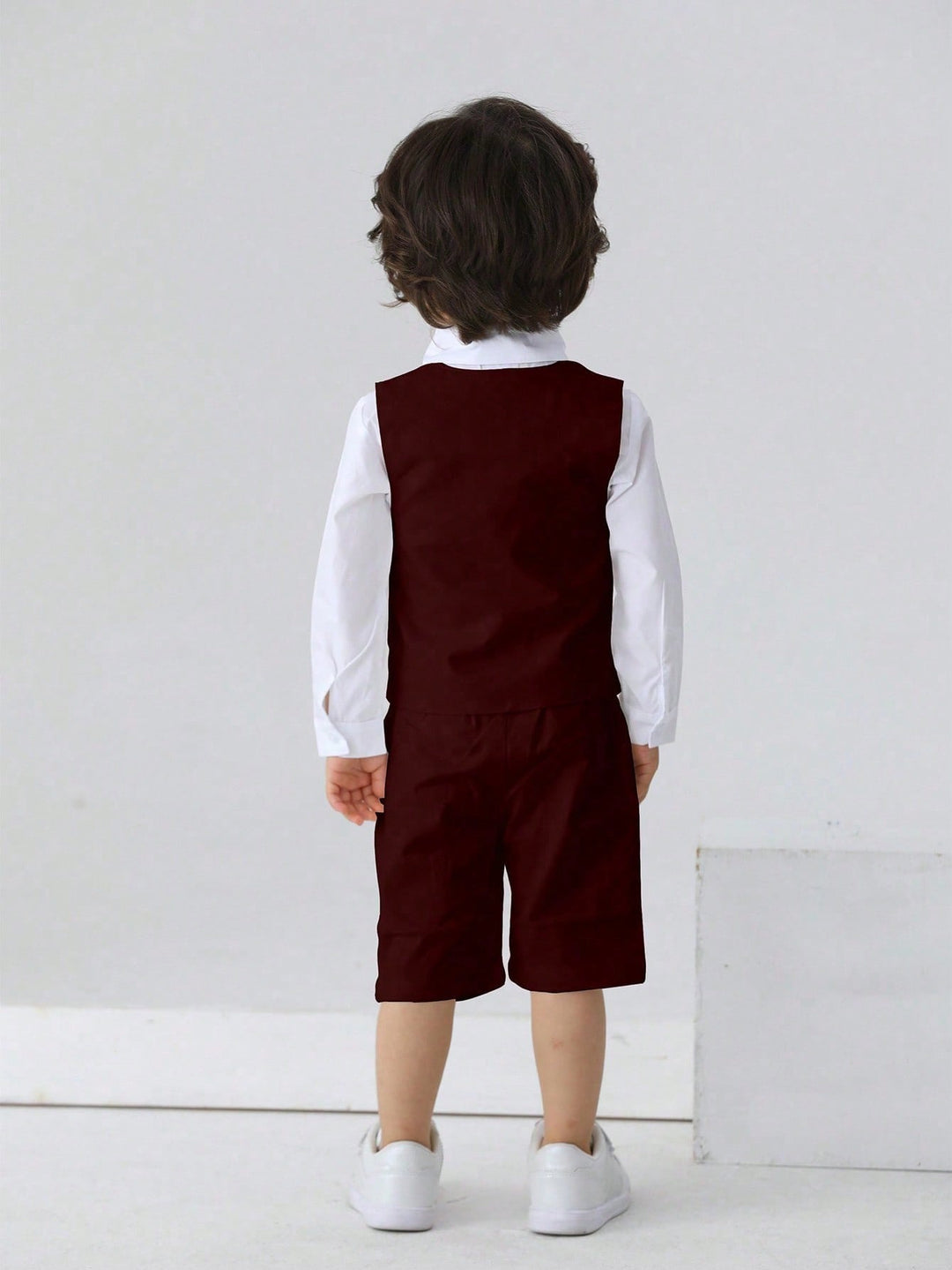 Costum SHEIN, vișiniu