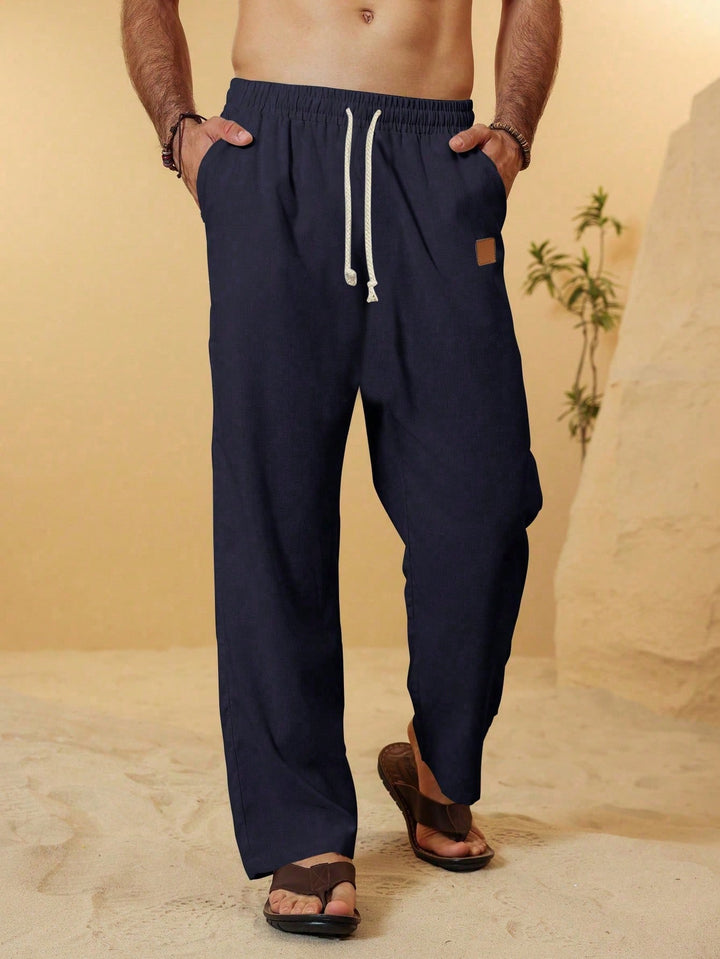 Pantaloni SHEIN, bleumarin