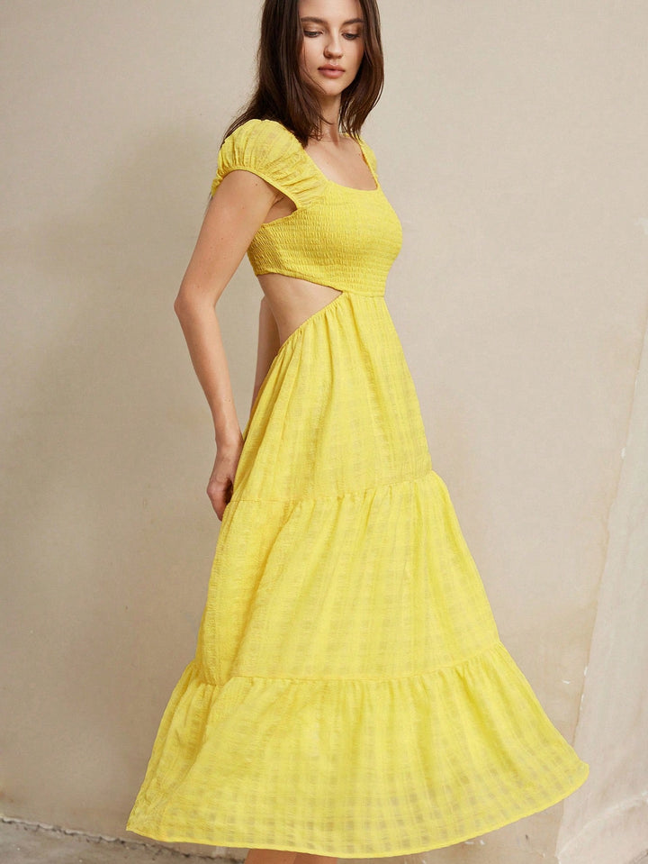 Rochie maxi SHEIN, galben