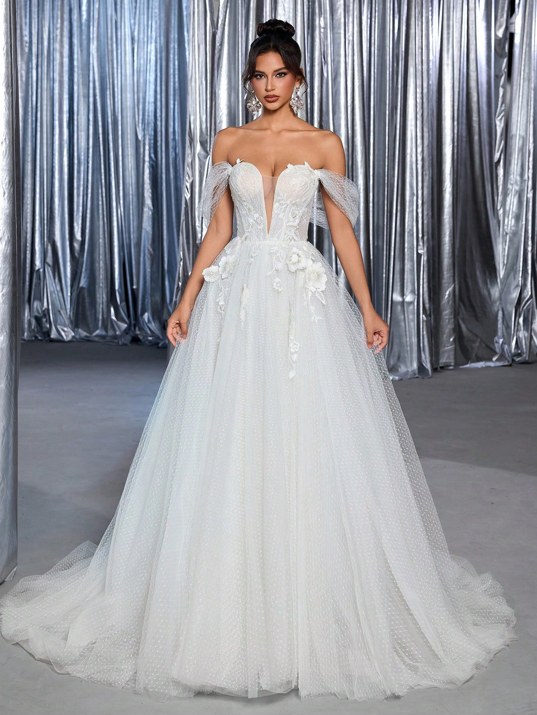 Rochie de mireasă SHEIN, alb