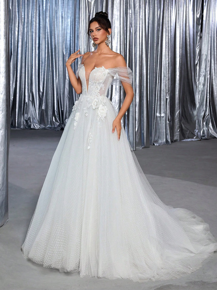 Rochie de mireasă SHEIN, alb