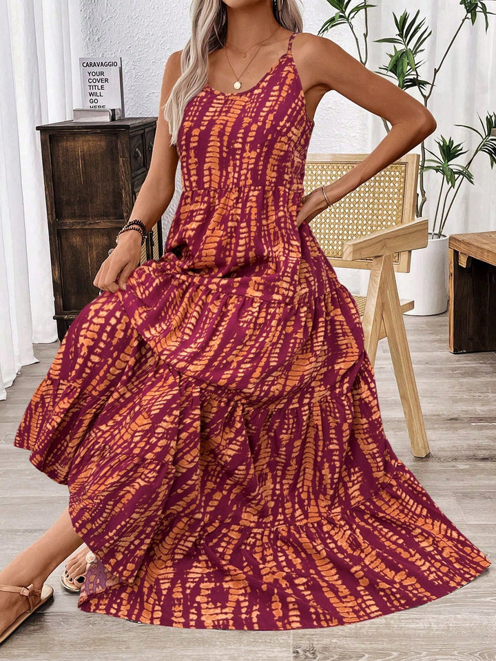 Rochie maxi SHEIN, mix culori
