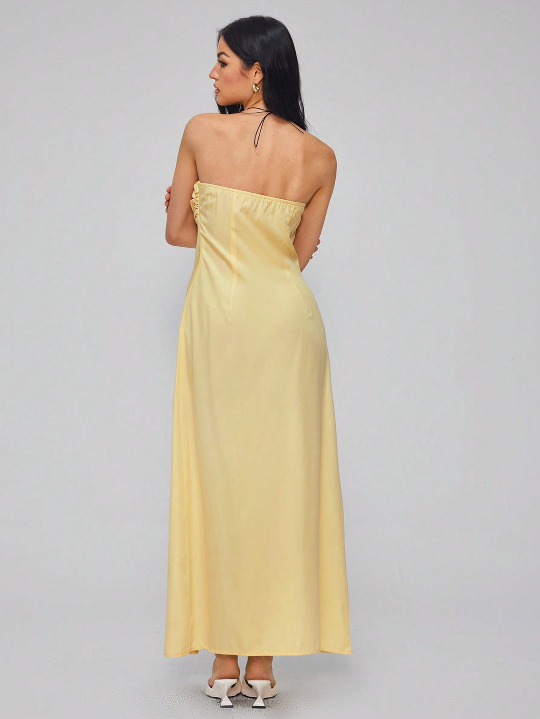 Rochie maxi SHEIN, galben