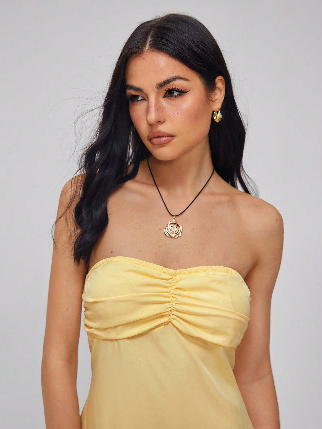 Rochie maxi SHEIN, galben