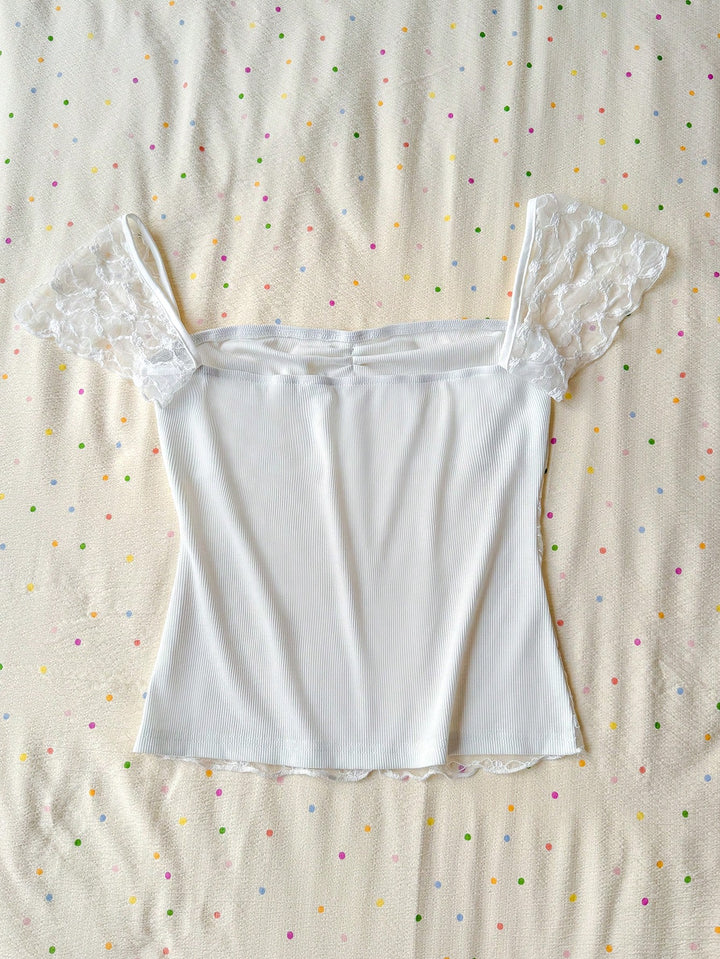 Top SHEIN, alb