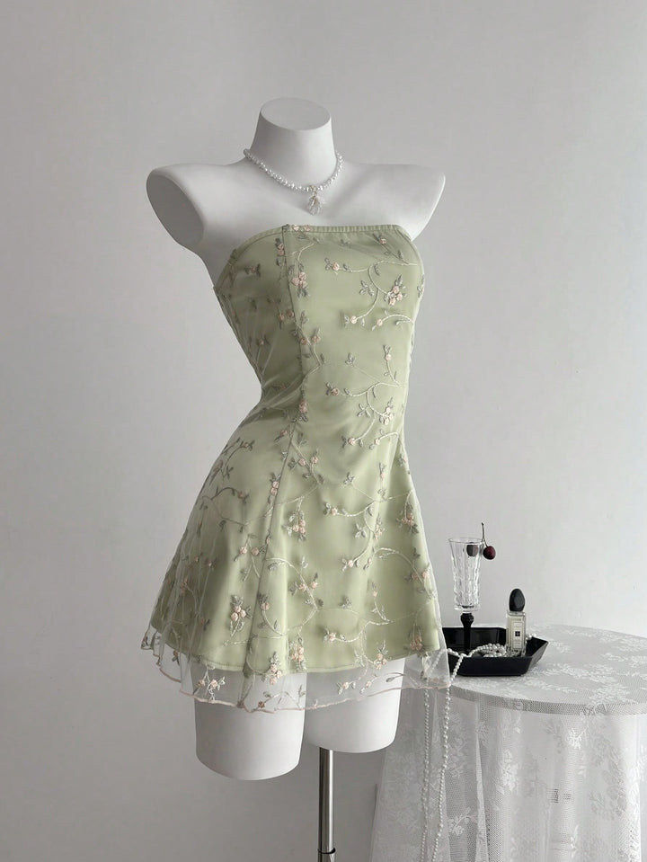 Rochie mini SHEIN, verde