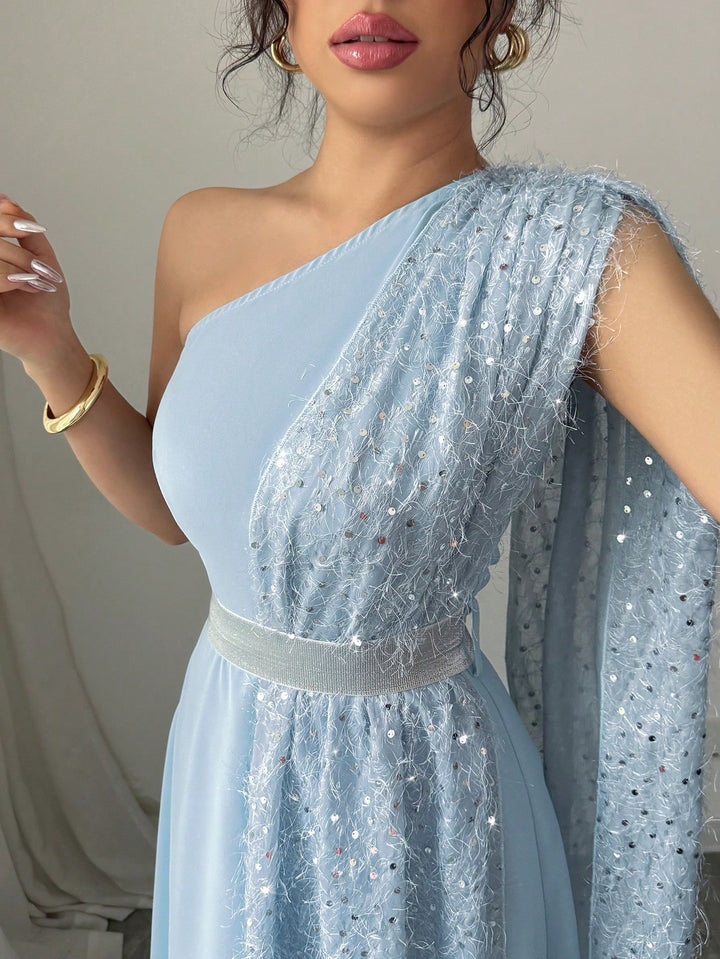 Rochie de ocazie SHEIN, albastru