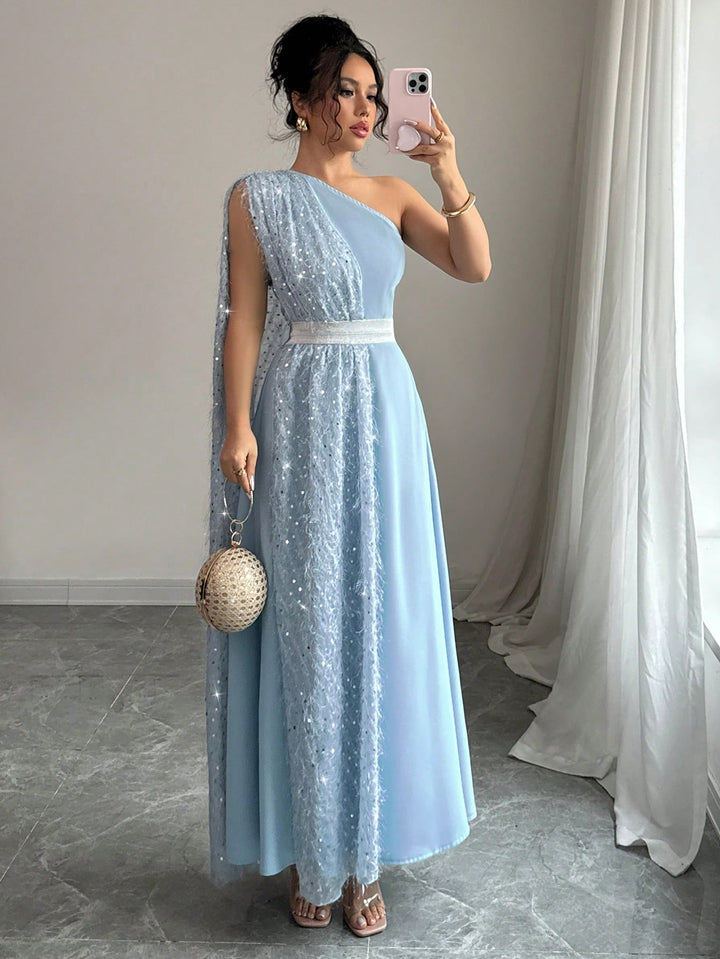 Rochie de ocazie SHEIN, albastru