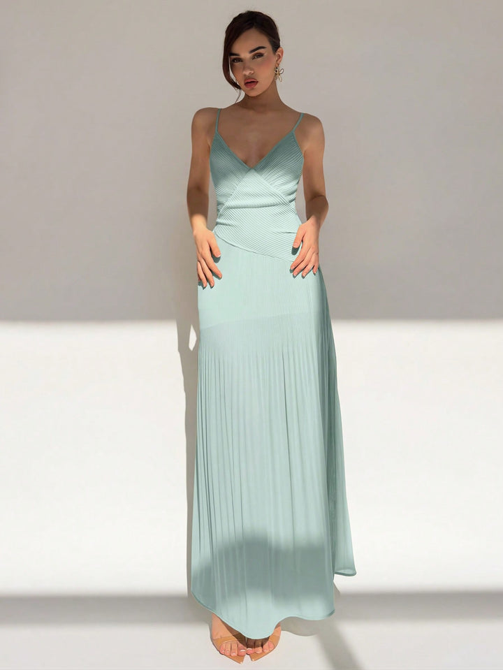 Rochie maxi SHEIN, verde