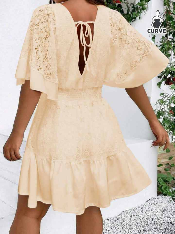 Rochie mini SHEIN, crem