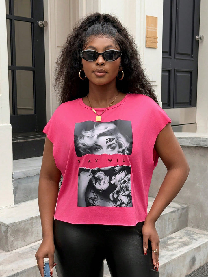 Tricou SHEIN, roz