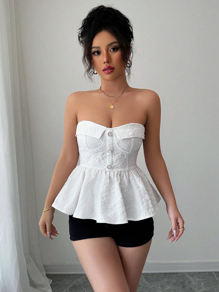 Top SHEIN, alb