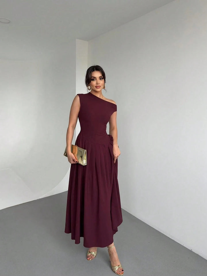 Rochie maxi SHEIN, vișiniu