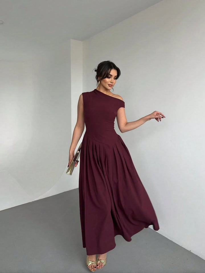 Rochie maxi SHEIN, vișiniu