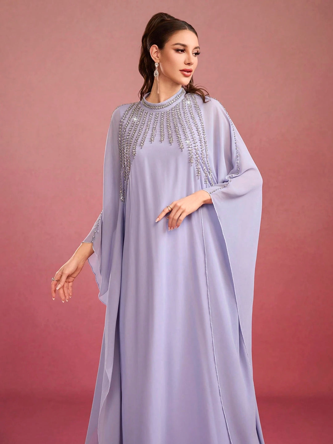 Rochie de ocazie SHEIN, mov