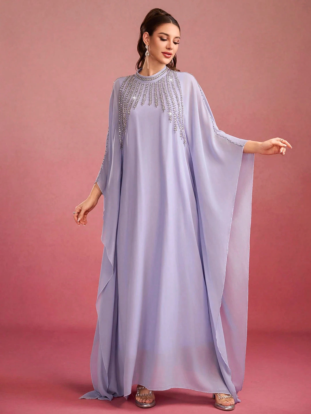 Rochie de ocazie SHEIN, mov